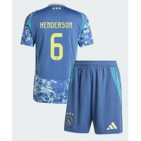 Ajax Jordan Henderson #6 Udebane Trøje Børn 2024-25 Kortærmet (+ Korte bukser)